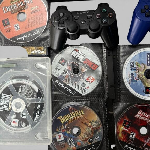 SONY PLAYSTATION 3 Slim August 2010 Bundle PS3 Lot Console + 3 Controllers + 13 - Picture 8 of 11